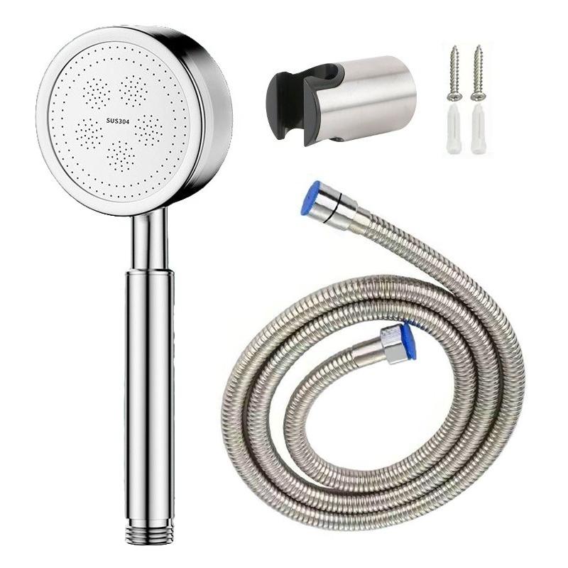 304 Stainless Steel Bathroom Shower Head High Pressure Sprayer Shower Head Supercharged Rainfall Showerhead Bathroom Shower Set