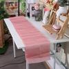 Party Supply Satin Table Runner Solid Color Tablecloth Luxury Table Cover  Wedding