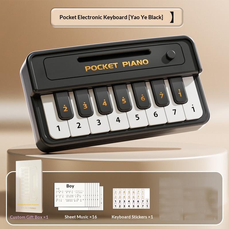 

1 Set Children Mini Electronic Piano Portable 15 Keys Digital Keyboard Children Musical Instrument Educational Toys For Kid Gift