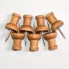 Decorative Cork Boards for Photos Foam Boards Map Tacks Wooden Push Pins Map Markers Thumbtack Pins