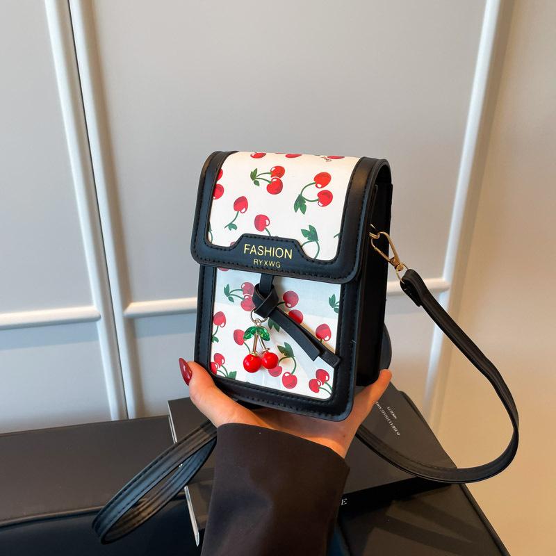 Convenient messenger small bag women's 2025 new trendy small square bag high-end shoulder bag popular mobile phone bag