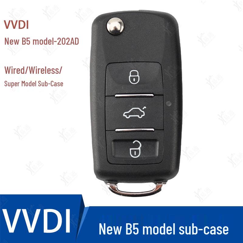 KD VVDI TY Sub-Key Replacement Shell for B5 A6 DS Hyundai Folding Blade