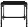 819402 vidaXL Table d'appoint Noir 40x40x35 cm Bois d'ingénierie