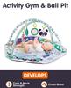 Baby Ocean Ball Fence Gym & Crawling Mat for 0-36 Months