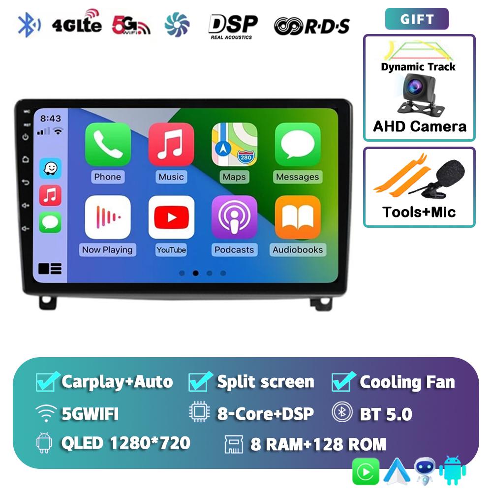 Android 14 Carplay Auto For Peugeot 407 1 2004-2011 Car Radio Multimedia Video Player Monitor Navigation GPS Autoradio Stereo BT