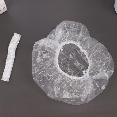 100Pcs/Set Disposable Shower Cap Plastic Waterproof Headgear Hotel Hair Dye