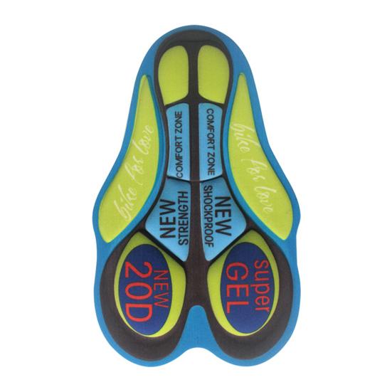 

Подушка для велосипедного седла Эргономика Мягкая Ударопрочность Силиконовая Губка Велосипедная Одежда Подушка для Велосипедных Штанов Велосипедные Аксессуары E