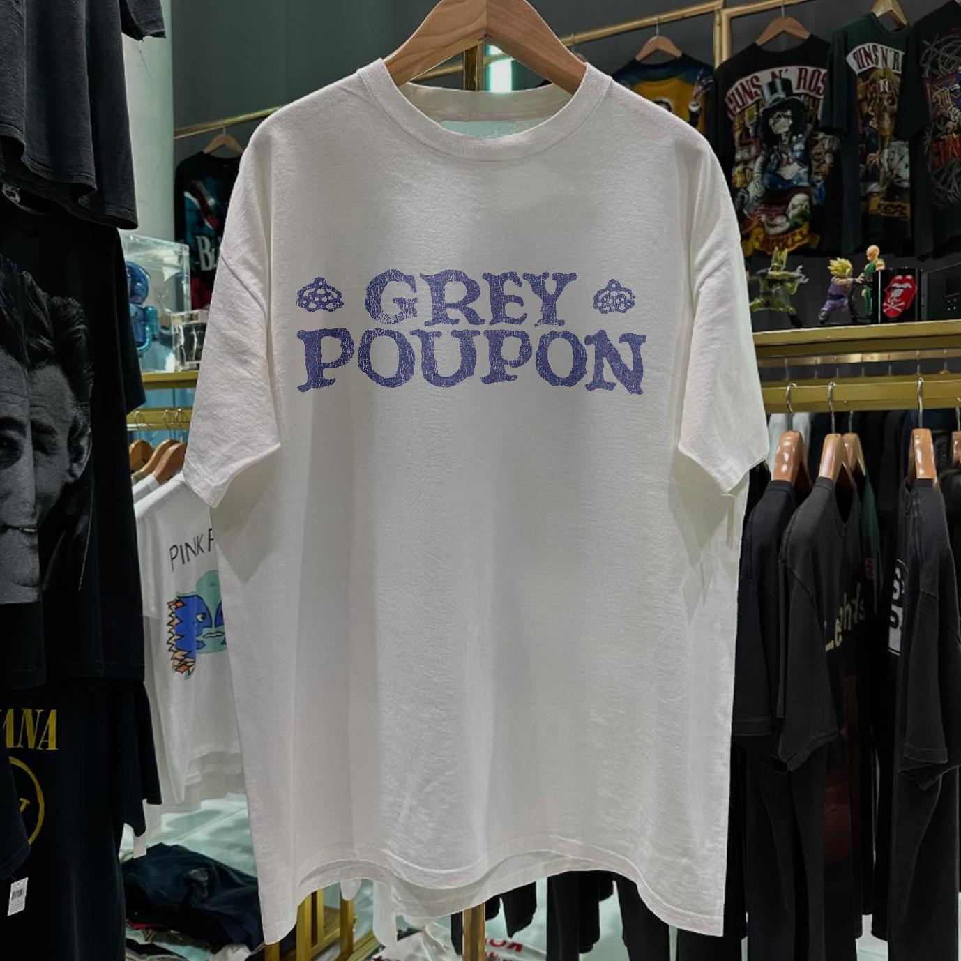 90s Poupon Mustard Aged T-Shirt White M 4XL