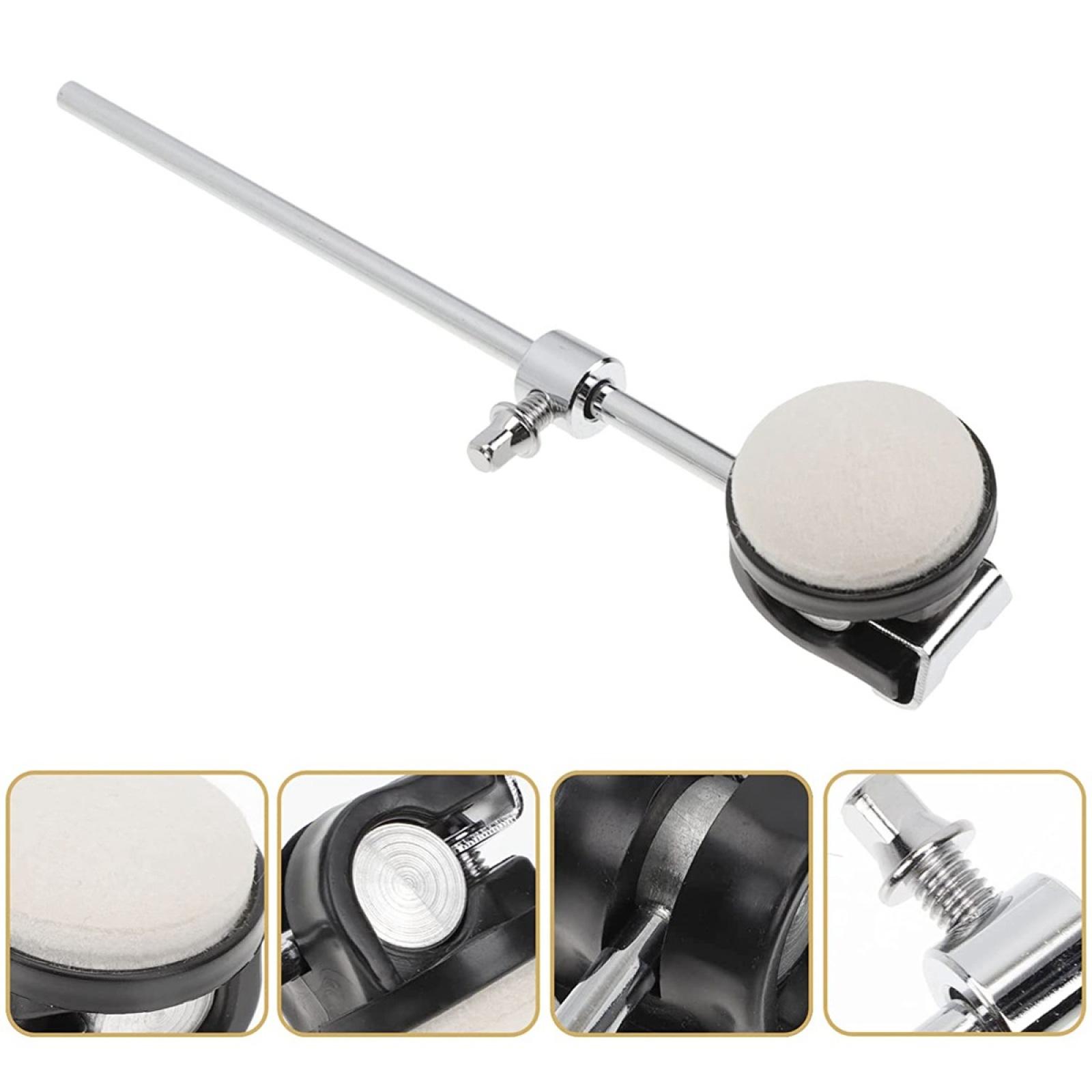 

Drum Pedal Beater Hammer Addition Counterweight Replacement for Drum Kit Accessory Stainless Steel Shaft Pedal Beater Head United States