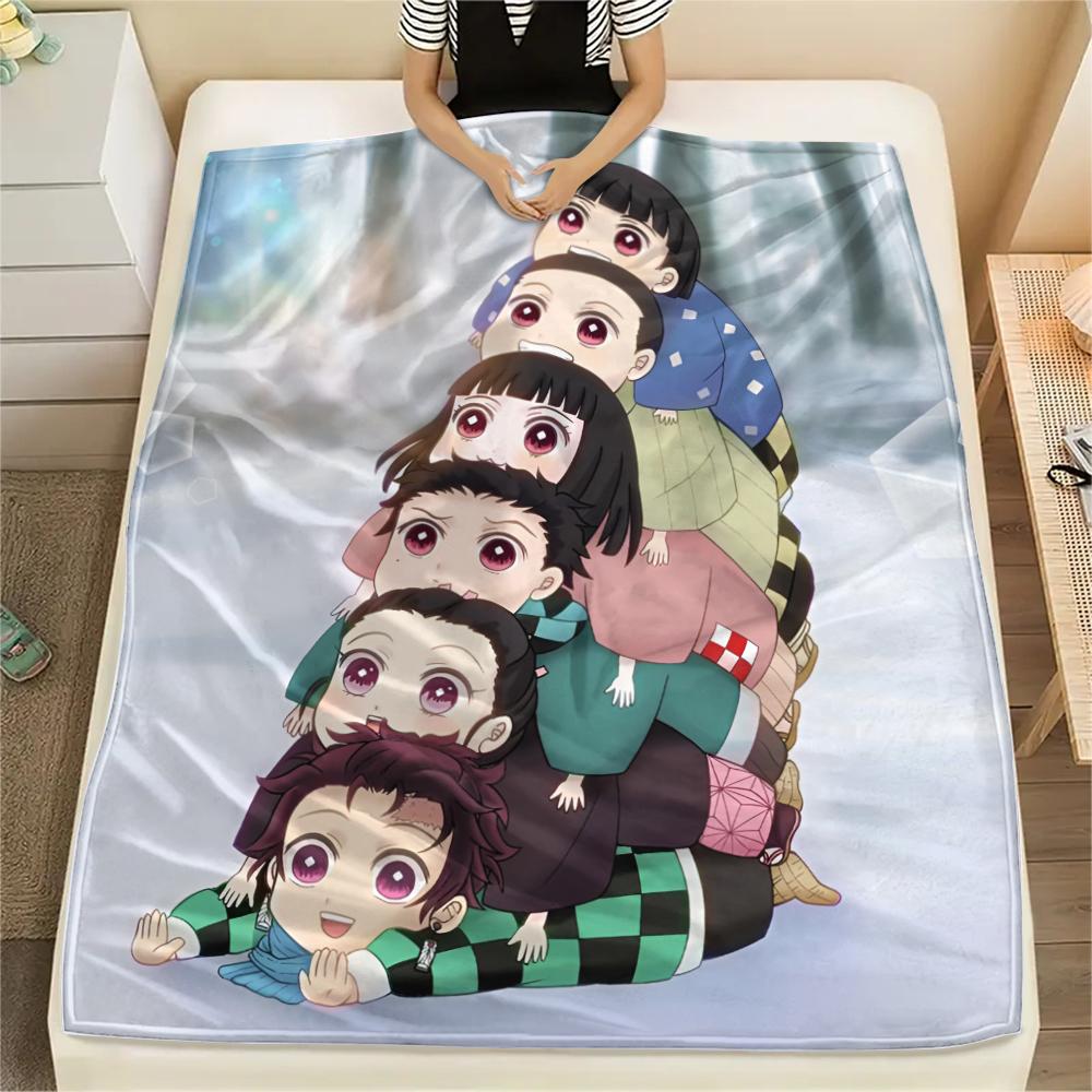 

1 шт. Фланелева ковдра з мультяшним принтом, Висока якість, Зручна для всіх сезонів, Декор для дому, Тепло та затишок, Ідеальний подарунок на Різдво, День народження 80cm x 120cm