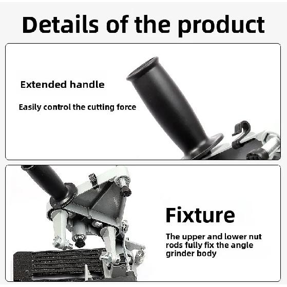 Universal Fixed Angle Grinder Bracket - Multi - function Cutting Machine Bracket for Hand Grinder
