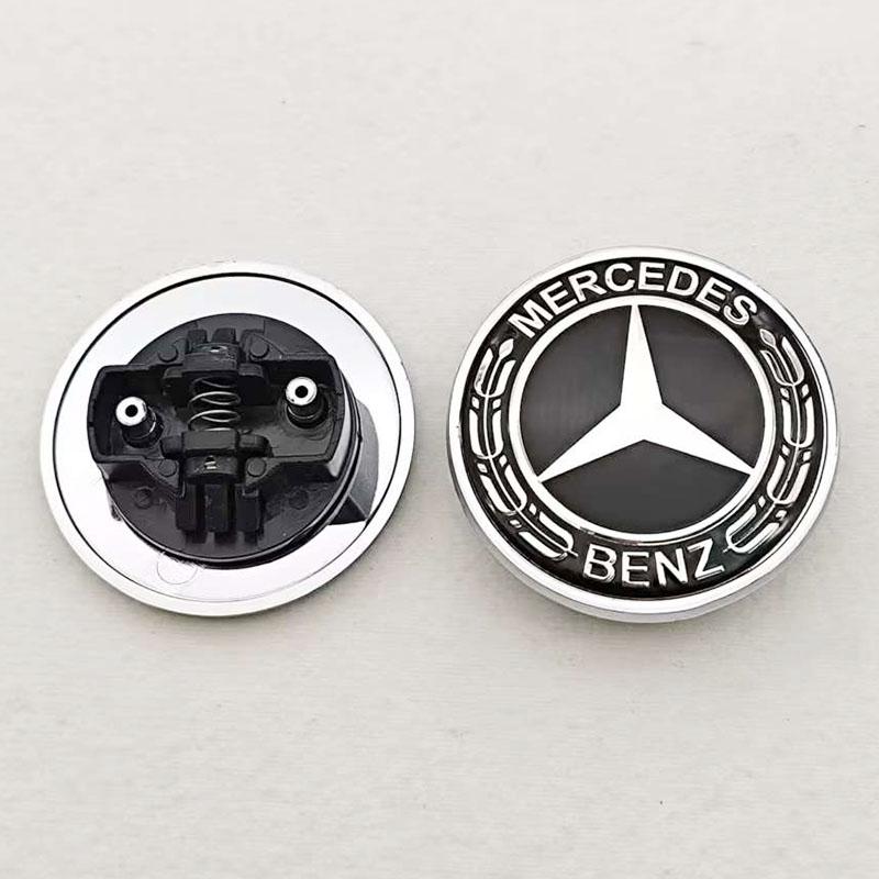 

57mm Car Front Star Hood Emblem Cover Bdage Bonnet Logo For Mercedes Benz W203 W204 W212 W213 W222 W221 C E S Class Accessories