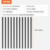 Staircase Metal Balusters, 820x25x5mm Flat Aluminum Alloy Decorative Banister Spindles, 51 Pack Deck Baluster with Screws, Classic Hollow Deck Railing