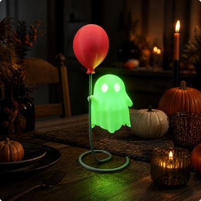 Halloween Ghost Ornament Freestanding Tabletop Decor Whimsical