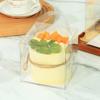 4-inch Transparent Portable Cake Box