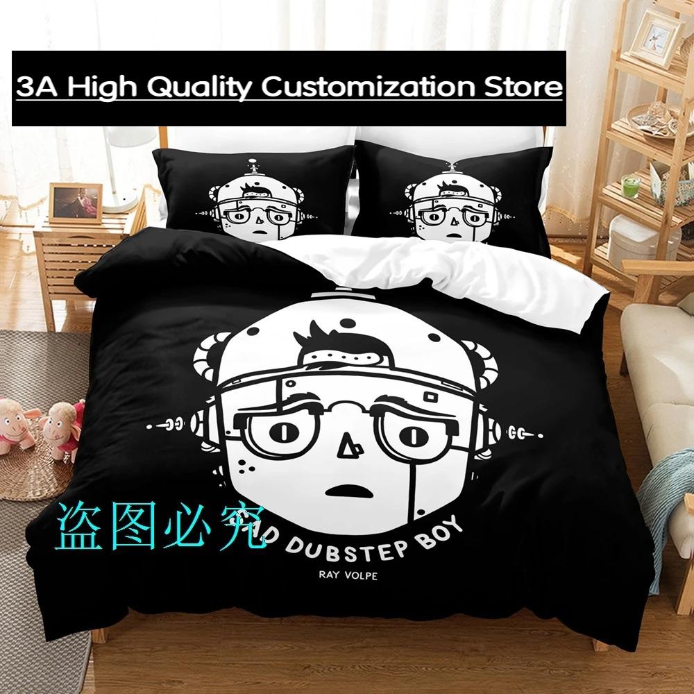 

Comforter Ray Volpe Bedding Set Single Twin Full Queen King Size Bed Set Aldult Boys Bedroom s 3D Print Bed Cxg022 Comforter (quilt)-EU Single(135*200cm)3pcs