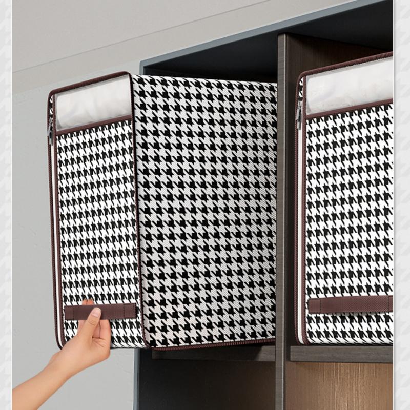 Large Capacity Quilt Clothes Bedding Storage Bags Home Visible Window Zipped Organizer Underbed Wardrobe Closet Boxe