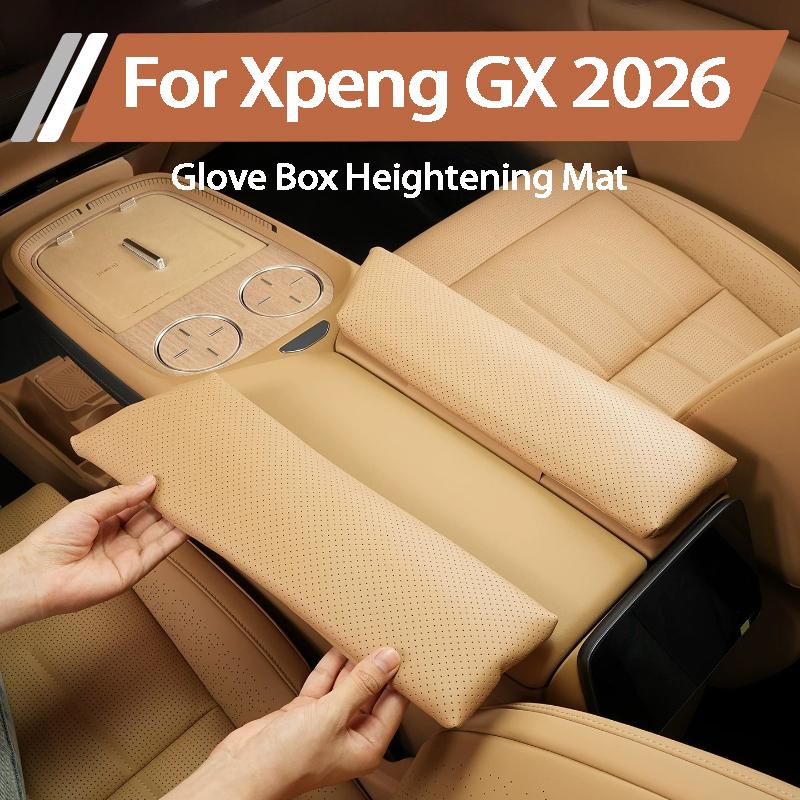 For Xpeng GX Xiaopeng GX 2026 Center Console Armrest Box Protective Cover Heightening Pad Interior Accessories