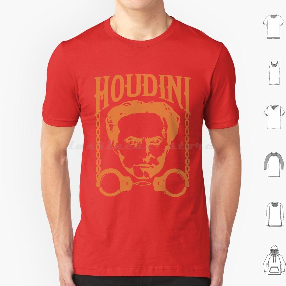 Harry Houdini Magician Harry Houdini Retro Vintage Las Vegas Circus Freak Magic Tricks T Shirt 6xl Cotton Cool Tee Houdini