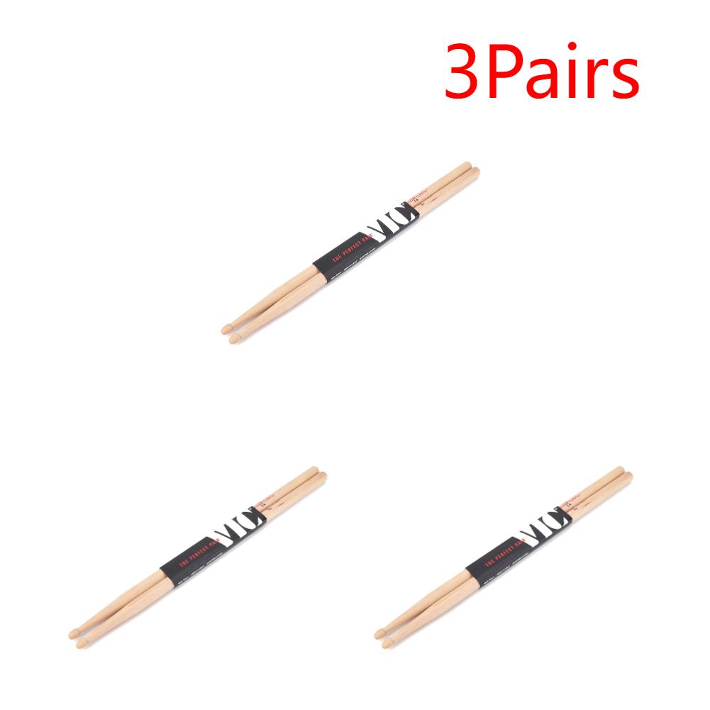 2-10xDrumsticks 5A/7A Drum Sticks Consistent Weight and Pitch Jazz Drum Sticks Classic Drum Sticks for Acoustic/Electronic Drums
