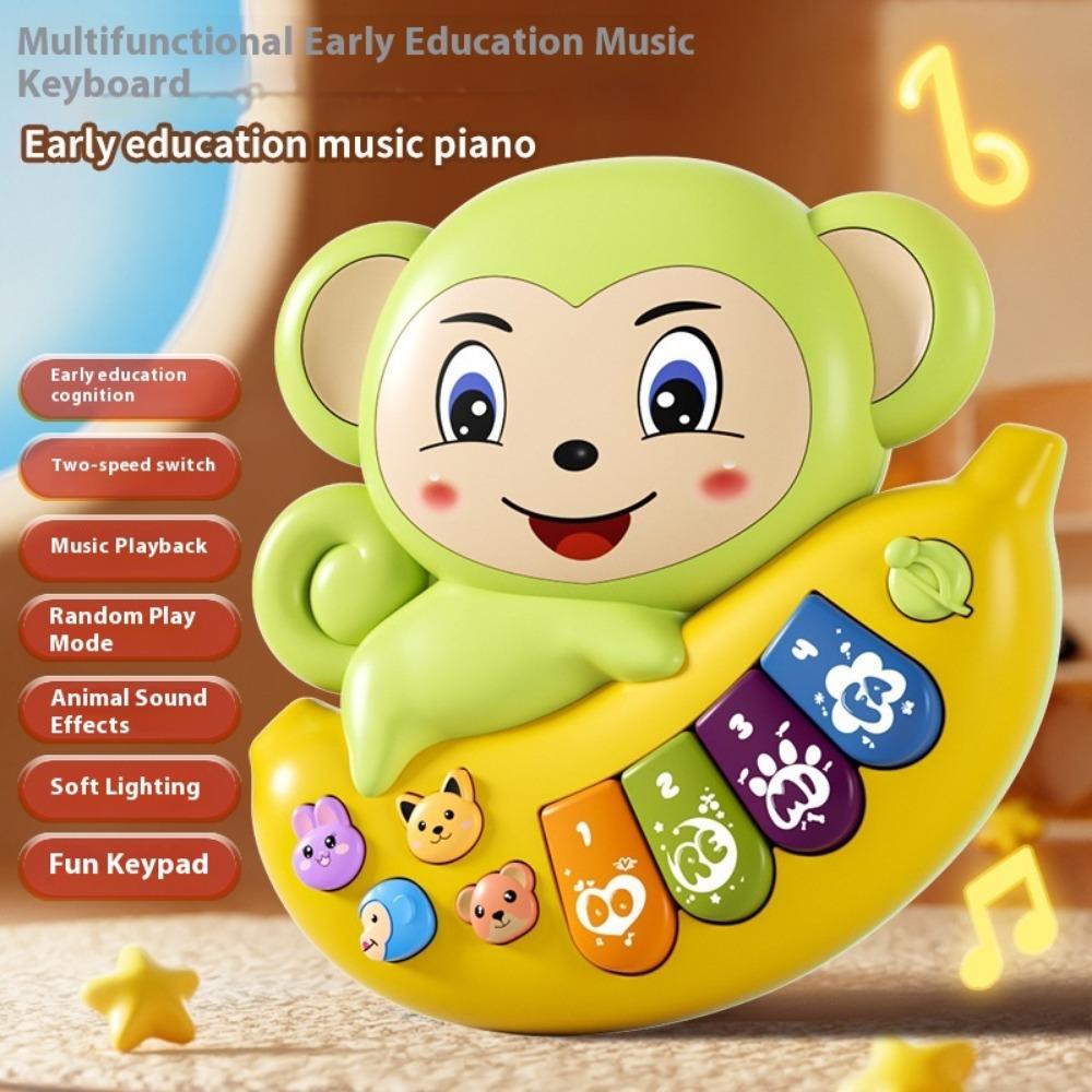 Children's cartoon electronic organ musical instrument early education educational multi-functional electric light toy baby gift