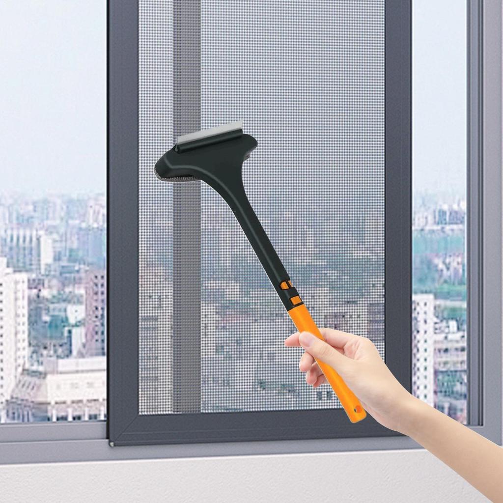Multifunctional Anti-mosquito Screen Brush Glass Brush Dry and Wet Household Cleaning Dust Brush Window Cleaning Tool