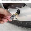 4-Way Tire Valve Tool, 4-in-1 Automobile Valve Core Remover Installer Tire Stem Puller, 4 Way Multifunctional Tyre Stem Core Wrench Repair Tool for