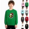 Felpa di Natale Ragazzi Ragazze Maglione di Natale Brutto Girocollo Bambino Manica Lunga Pullover Outfit Top