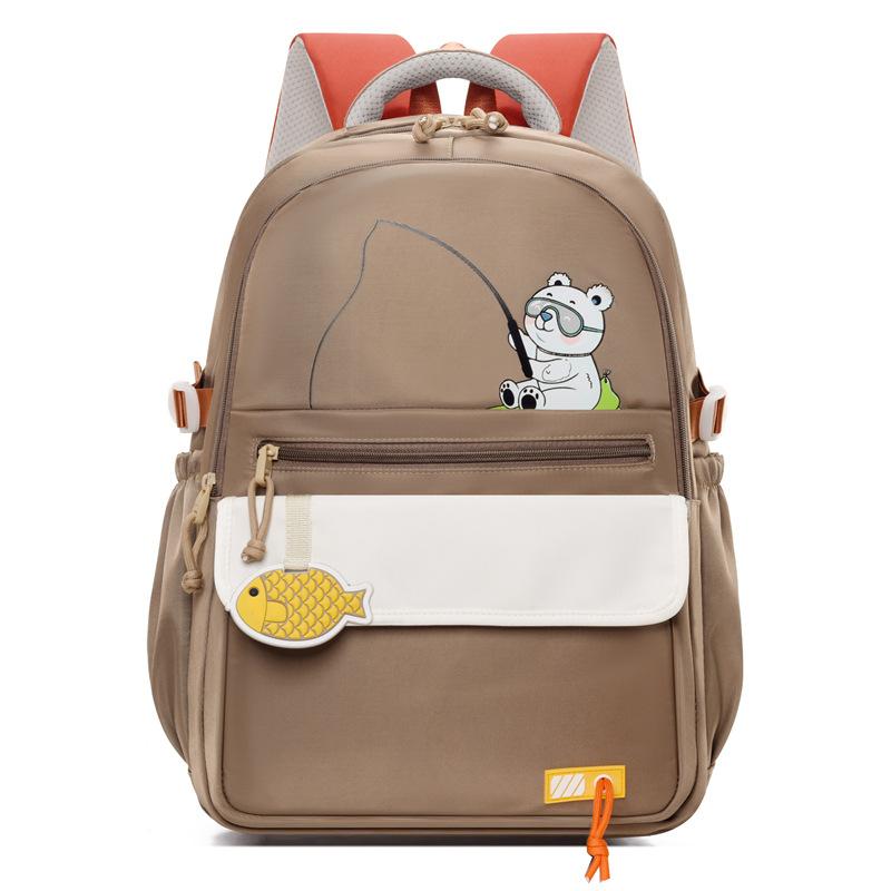 Grundschultasche Mode Wirbelsäulenschutz zur Entlastung des Kinderrucksacks Jungen und Mädchen Rucksack mit großem Fassungsvermögen