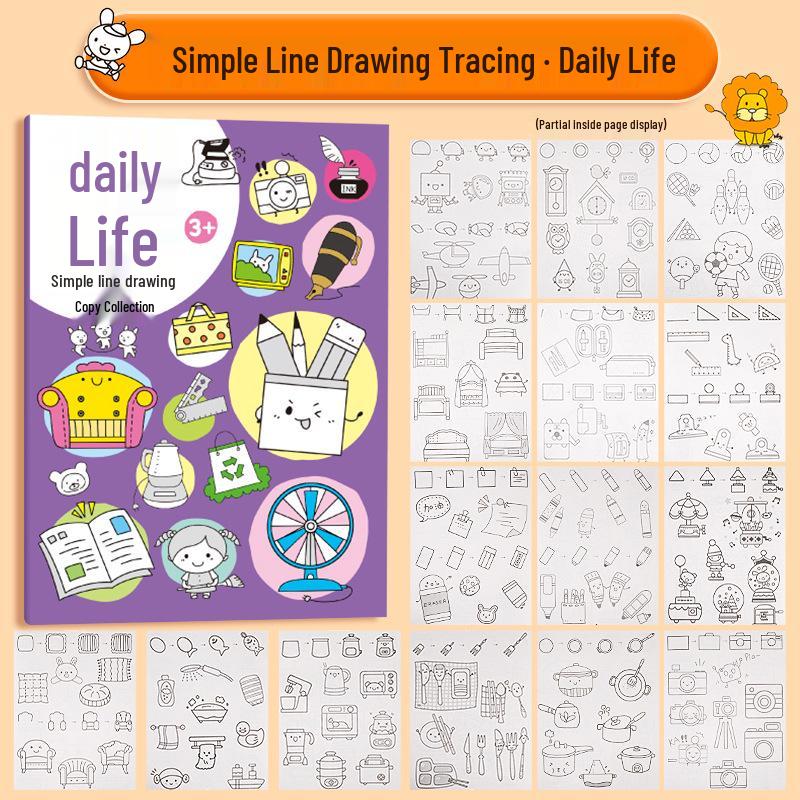 Sailor Moon Retro Cartoon Tracing & Drawing Book