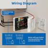 Smart Battery Powered Thermostat for Gas Boiler Heating/Cooling Temperature for Home APP Voice Control Wifi Actuator Pump