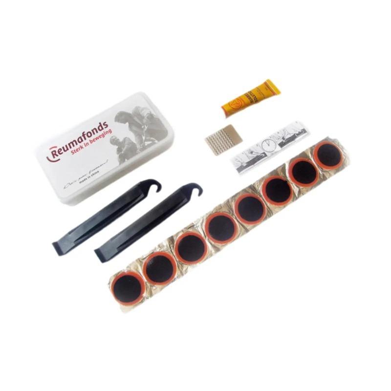 Bicycle Tire Puncture Repair Kit for Cycling Enthusiasts with Storage Box
