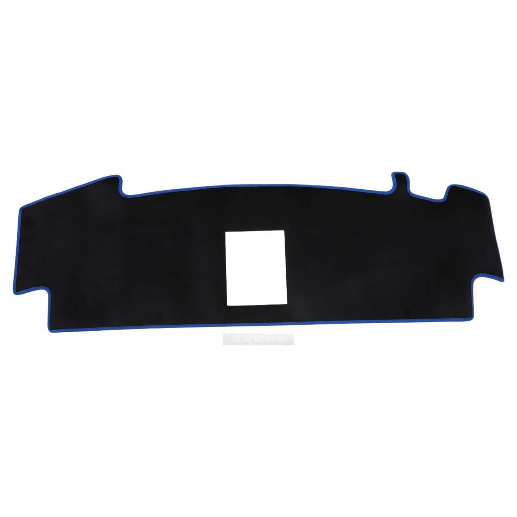 TUCKBOLD Nissan Sakura Dashboard Car Dashboard Protective Interior Sun Flannel Black with Blue Set Mat, Cover, Mat, Accessories, Protection,