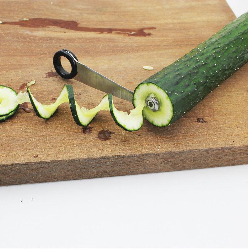 Multifunctional Spirals Cutter Stainless Steel Spirals Cutter For Veggies Manual Spirals Screw Slicers For Potatoes Kitchen Tool