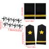 Star Shoulder Epaulettes Stripes Security Uniform Accessories Chevron Professional Security Guard Epaulets Chevron