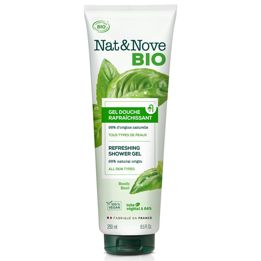 

Nat & Nove Bio - Освежающий гель для душа - Органический базилик 250 мл -