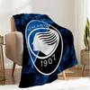 Coperta da Calcio Atalanta Leggera Ideale per il Letto Perfetta per Viaggi, Campeggio, Soggiorni, Uffici, Divani, Regalo di Natale per tifosi