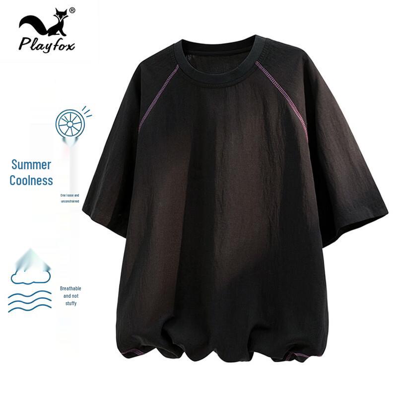 PLAYFOX Men s Loose-Fit Short Sleeve T-Shirt 3XL