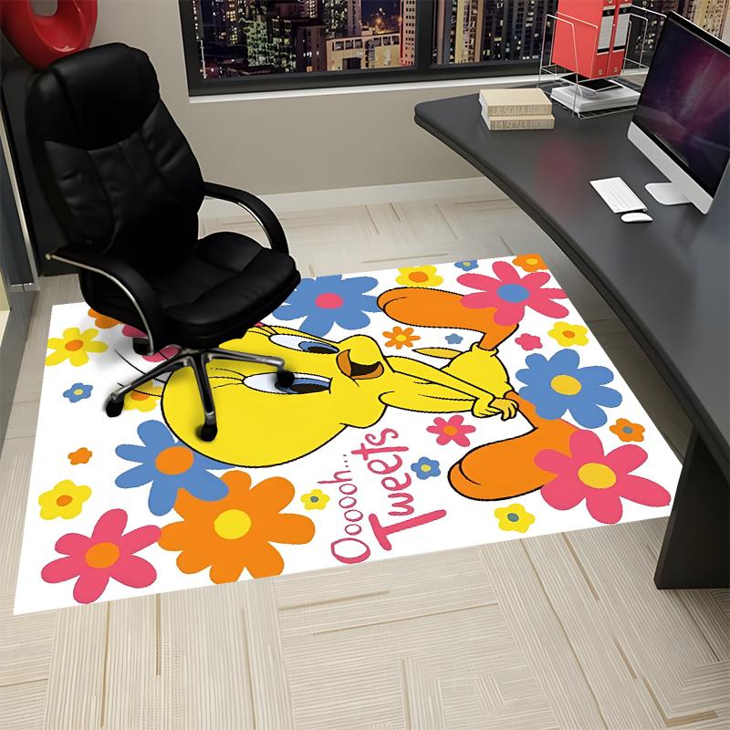 Tweety Printed Carpet, Rug for Office Chair Living Room Bedroom Kitchen Room Decor Gifts.