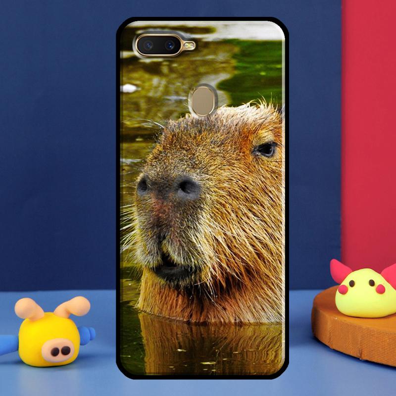 Capybara Lovely Animal For Oppo A54 A57 S A78 A58 A98 A5 A9 A91 A15 A16 A17 A52 A72 A76 A96 A74 A94 A77 Phone Case