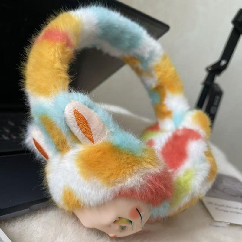 

Мультяшные зимние теплые наушники для детей, девочек, плюшевые, толстые, мягкие, защита ушей, тепло, наушники для женщин, детей