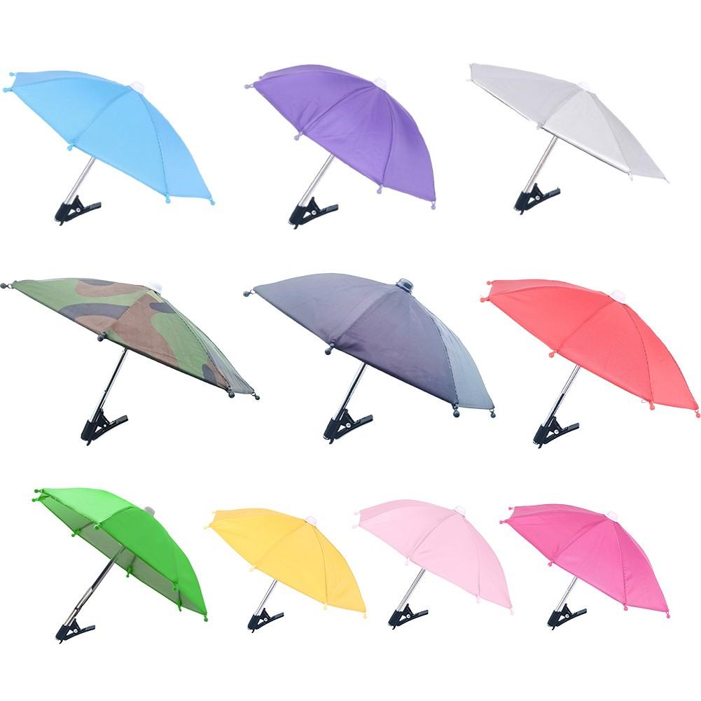 Anti Reflective Mobile Phone Clip Umbrella Perfect for Outdoor Adventures