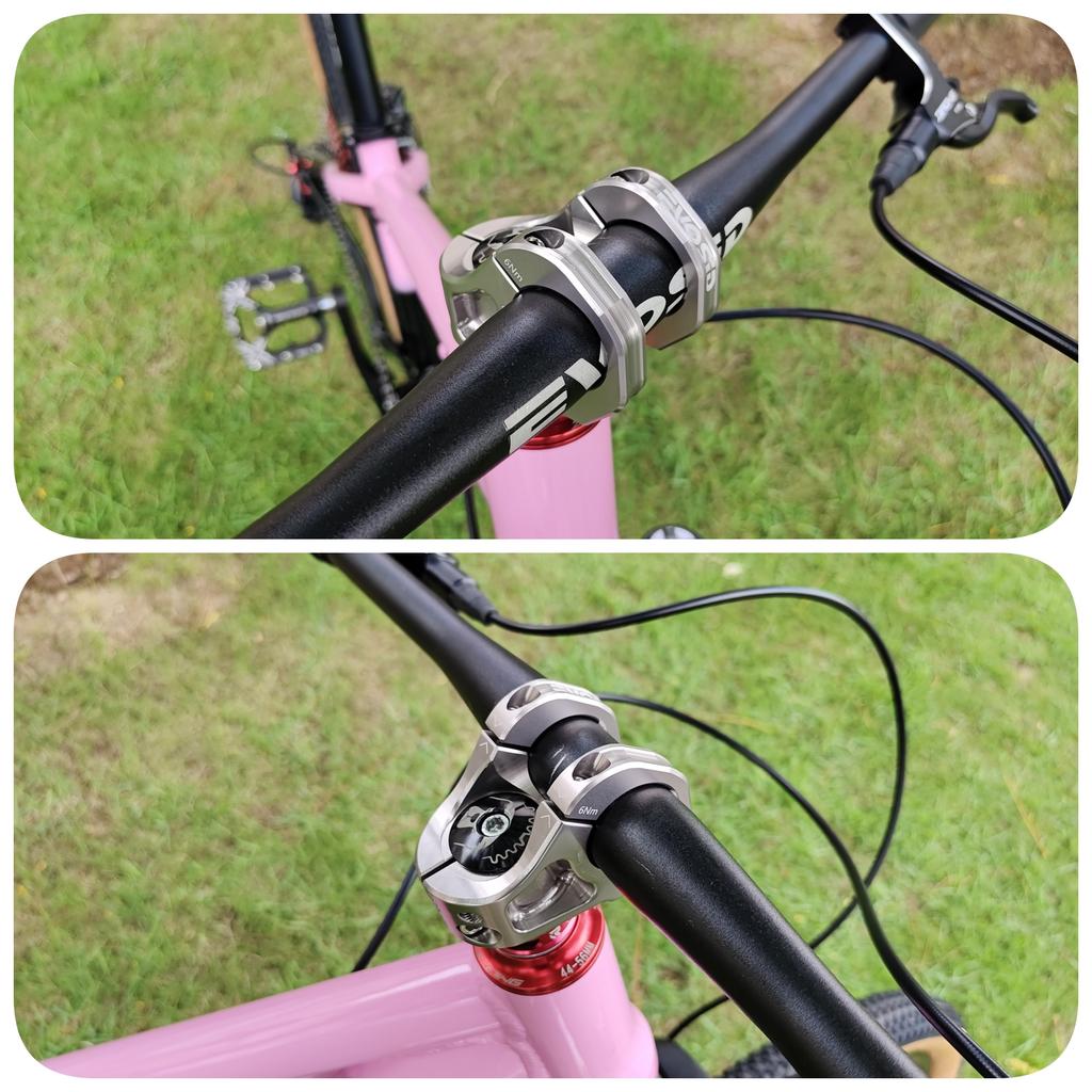 EVOSID Mountain Bicycle Stem 31.8mm Road Bike Bridge Short Power 35mm Rod Handlebar Table MTB Cycling Adjustable Stem Riser DH