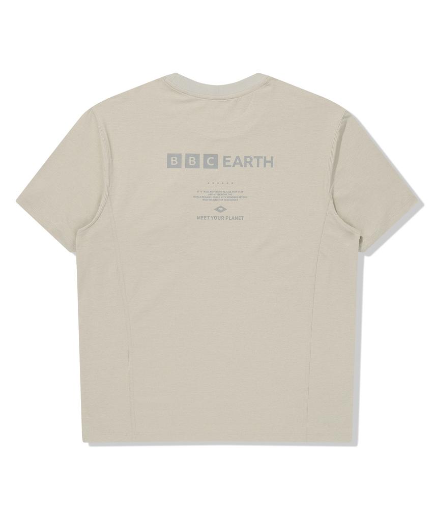 BBC EARTH Peanut Pocket Tee Beige