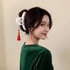 Tassel New Year Hair Claws Korean Style Plush Claw Clip Fashion Women Hair Clips  Girls Gift