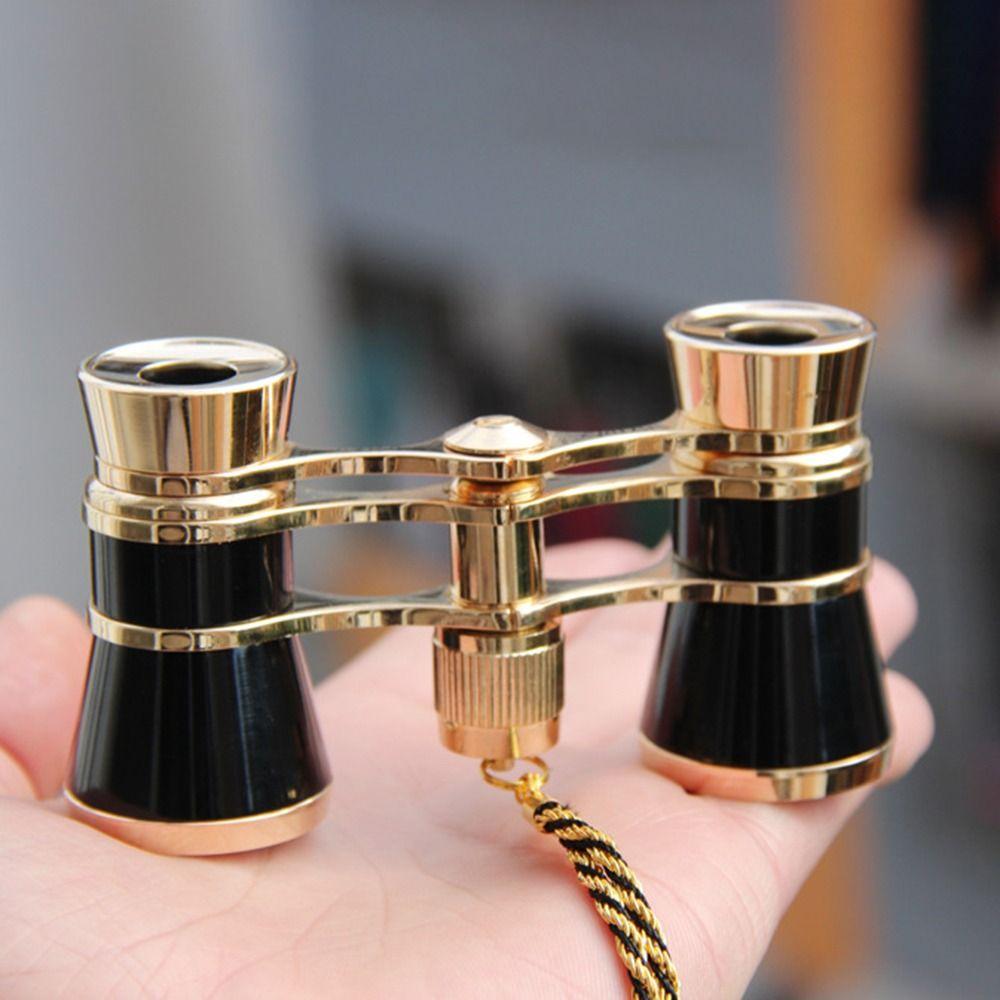 

3 X 25 Opera Glasses Binoculars Vintage Mini Binocula Musical Concert Telescope Sightseeing Travel шампанського