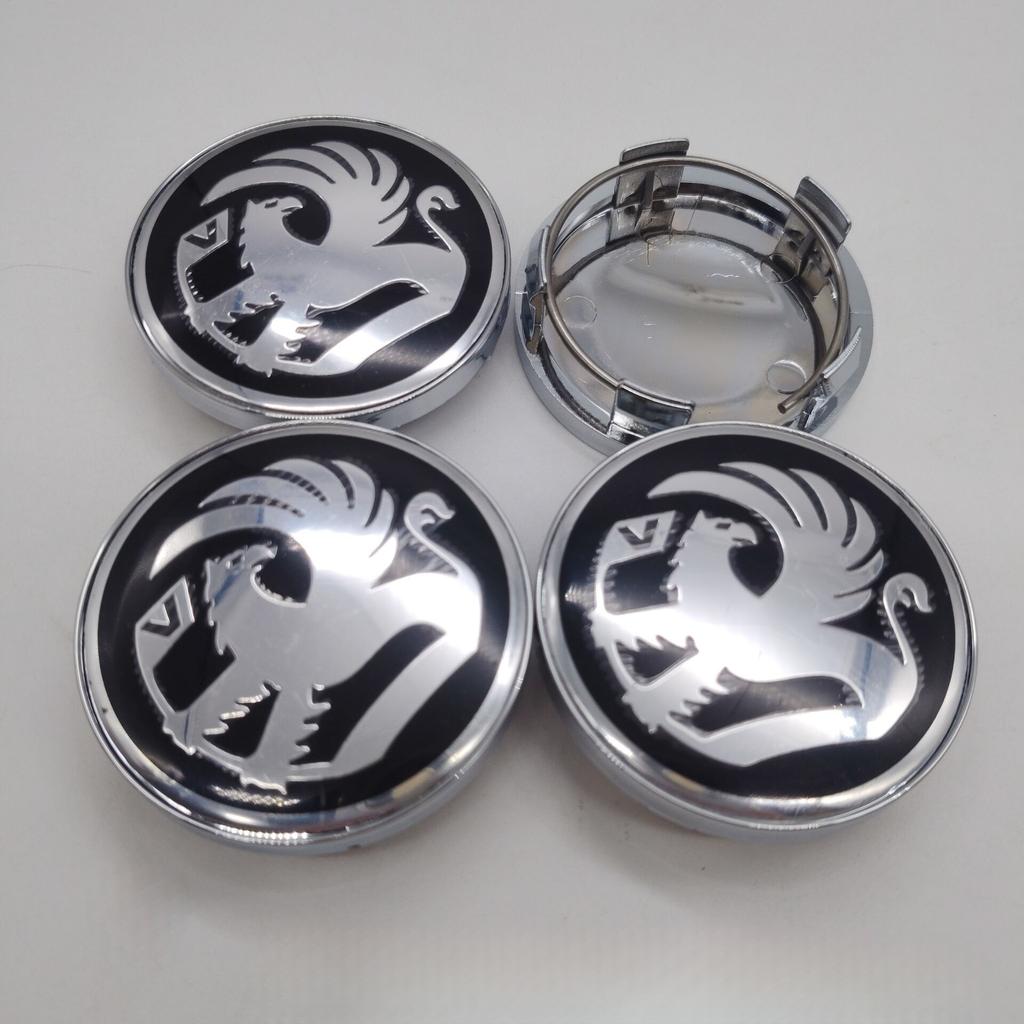 4Pcs/set 58mm With Vauxhall VXR Sticker Car Wheel Center Cap Rim Hub Caps Dustproof Cover Modification Replacement Accessories