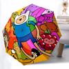 1pc Adventure Time Automatic Open/Close Umbrella, Christmas Gift for Men Women, Daily Travel Outdoor Use Yy251101209
