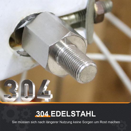 1 Set Bicycle Trailer Head Extension Screws Rustproof Easy Installation Wide Compactible Universal Bicycle Trailer Clutch Adapter Bolts