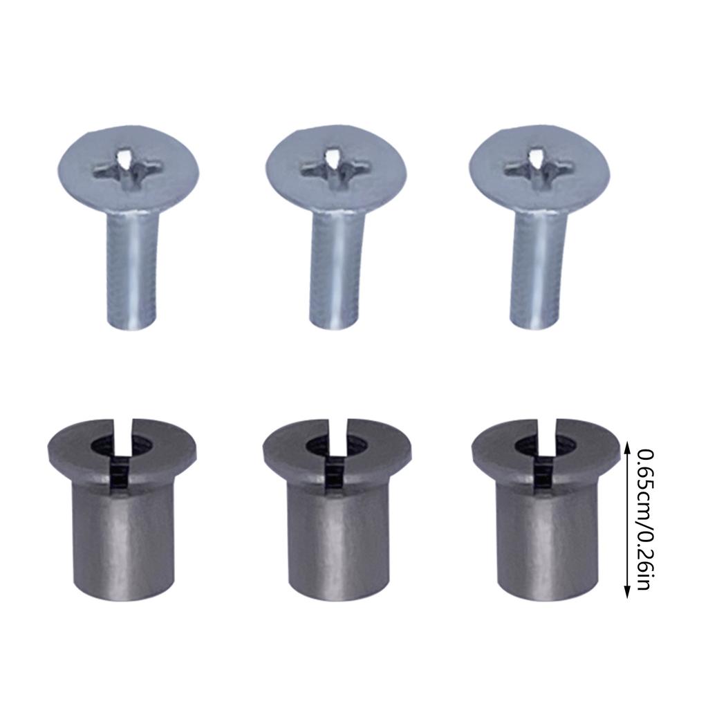 Für 1/4 Universal Metallschrauben Lautsprecher Tonbandgerät Schrauben Perfekt für DIY Lautsprecherprojekte (3er Set)